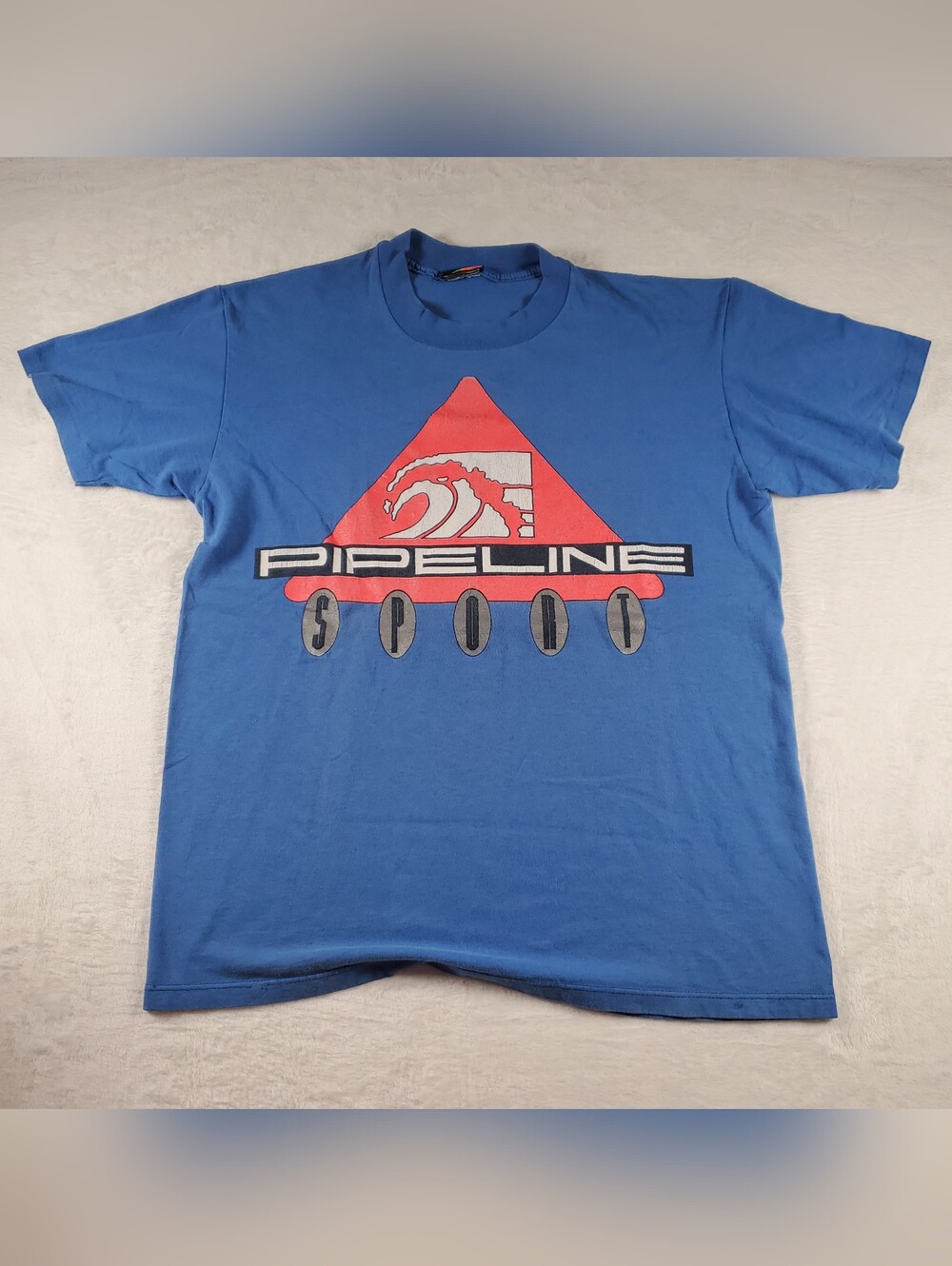 Vintage 80s Pipeline Sport Surfing Skate T-shirt Single-Stitch USA M READ